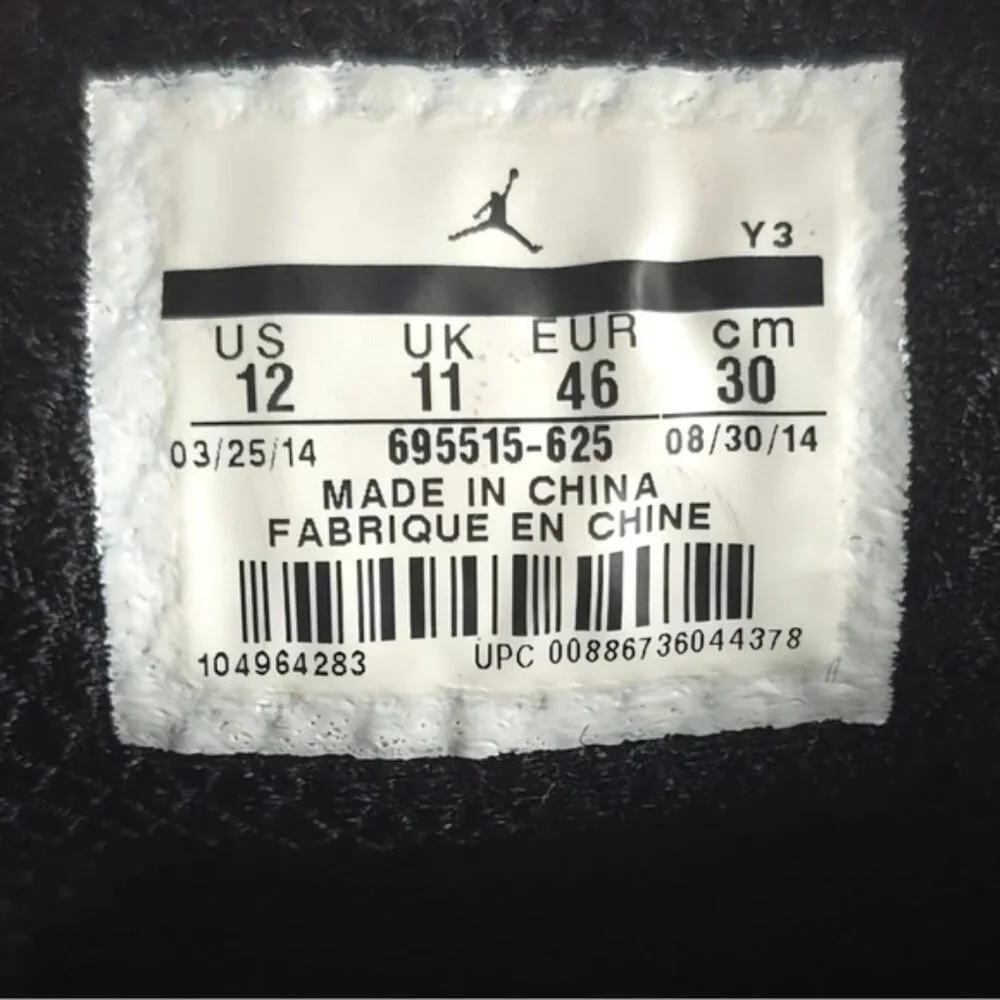 Nike Air Jordan XX9 Riverwalk Size 695515-625 FUSION PINK/TROPICAL BLACK Size 12